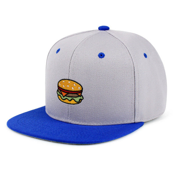 Hamburger Snapback Hat Embroidered Hip-Hop Baseball Cap Fast Food