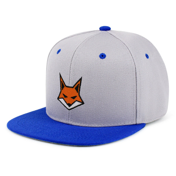 Fox Face Snapback Hat Embroidered Hip-Hop Baseball Cap Wild Animal