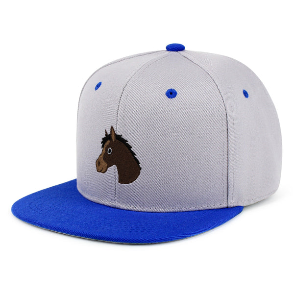 Horse Head Snapback Hat Embroidered Hip-Hop Baseball Cap Cowboy Zoo