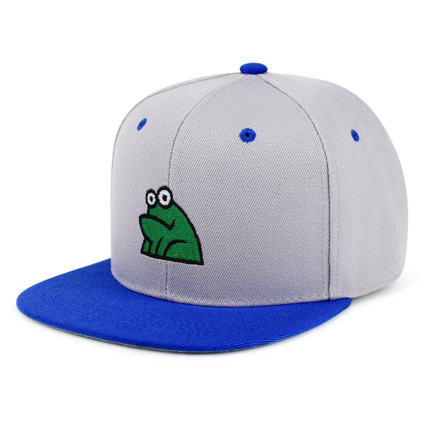 Frog Snapback Hat Embroidered Hip-Hop Baseball Cap Funny