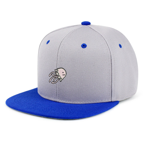 Jellyfish Snapback Hat Embroidered Hip-Hop Baseball Cap Fish Nature