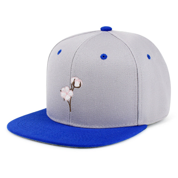 Cotton Flower Snapback Hat Embroidered Hip-Hop Baseball Cap Tree