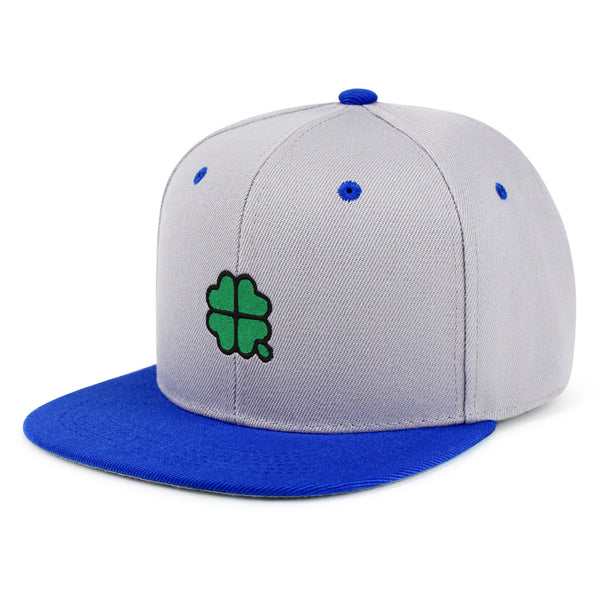 Four Leaf Clover  Snapback Hat Embroidered Hip-Hop Baseball Cap Clove Lucky