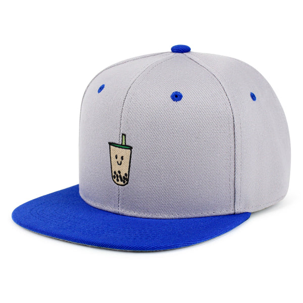 Boba Tea  Snapback Hat Embroidered Hip-Hop Baseball Cap Pearl