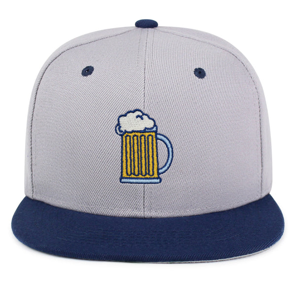 Beer Mug Snapback Hat Embroidered Hip-Hop Baseball Cap Pub Mug