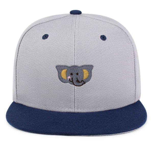 Elephant Snapback Hat Embroidered Hip-Hop Baseball Cap Zoo