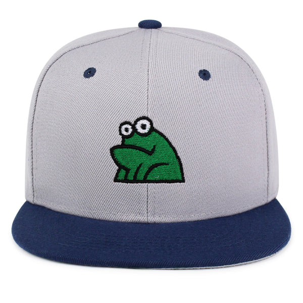 Frog Snapback Hat Embroidered Hip-Hop Baseball Cap Funny