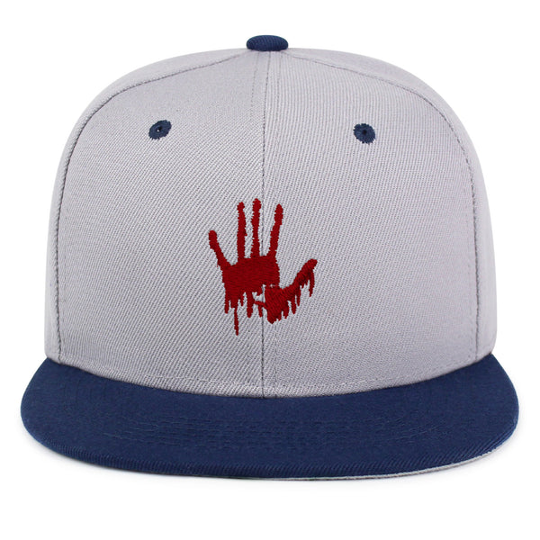 Bloody Hand Snapback Hat Embroidered Hip-Hop Baseball Cap Horror