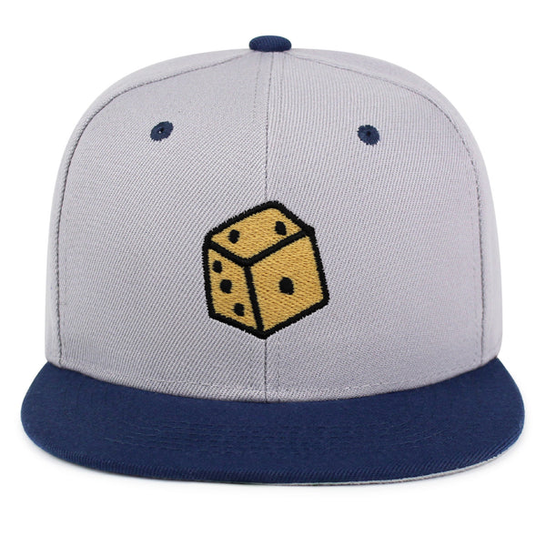 Dice Snapback Hat Embroidered Hip-Hop Baseball Cap Cute Board Game