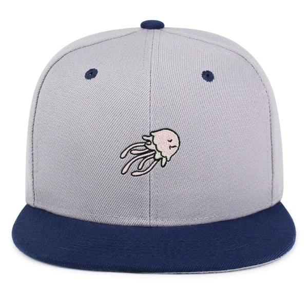 Jellyfish Snapback Hat Embroidered Hip-Hop Baseball Cap Fish Nature