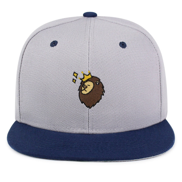 Lion Snapback Hat Embroidered Hip-Hop Baseball Cap Zoo King