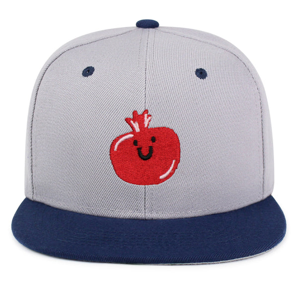 Pomegranate Snapback Hat Embroidered Hip-Hop Baseball Cap Fruit Grenade