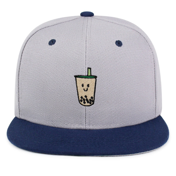 Boba Tea  Snapback Hat Embroidered Hip-Hop Baseball Cap Pearl