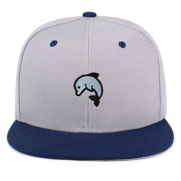 Dolphin Snapback Hat Embroidered Hip-Hop Baseball Cap Ocean Cute