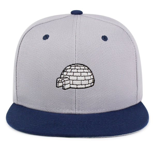 Igloo Snapback Hat Embroidered Hip-Hop Baseball Cap Winter