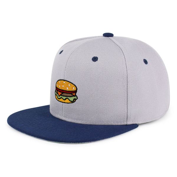 Hamburger Snapback Hat Embroidered Hip-Hop Baseball Cap Fast Food