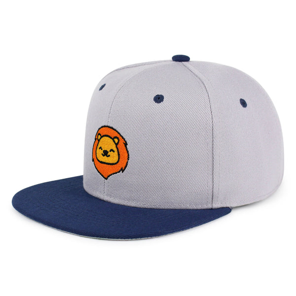 Lion Snapback Hat Embroidered Hip-Hop Baseball Cap Zoo King Animal