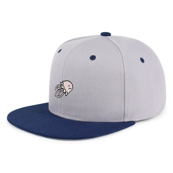 Jellyfish Snapback Hat Embroidered Hip-Hop Baseball Cap Fish Nature