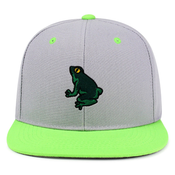 Frog Snapback Hat Embroidered Hip-Hop Baseball Cap Pond