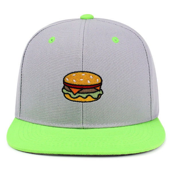 Hamburger Snapback Hat Embroidered Hip-Hop Baseball Cap Fast Food