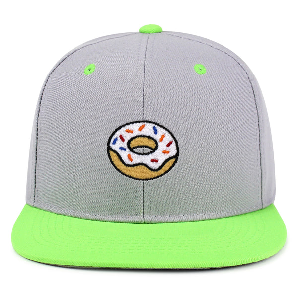 Donut Snapback Hat Embroidered Hip-Hop Baseball Cap Doughtnut Snack