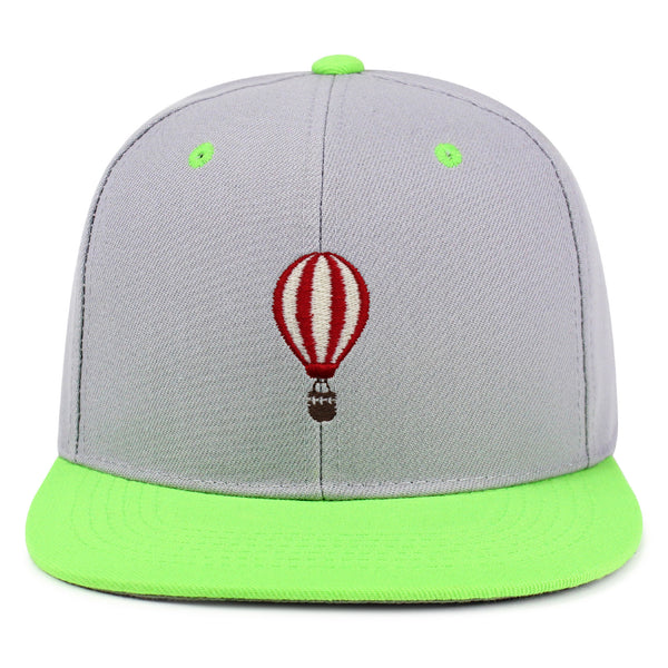 Hot Air Ballon Snapback Hat Embroidered Hip-Hop Baseball Cap Travel Fly Sky