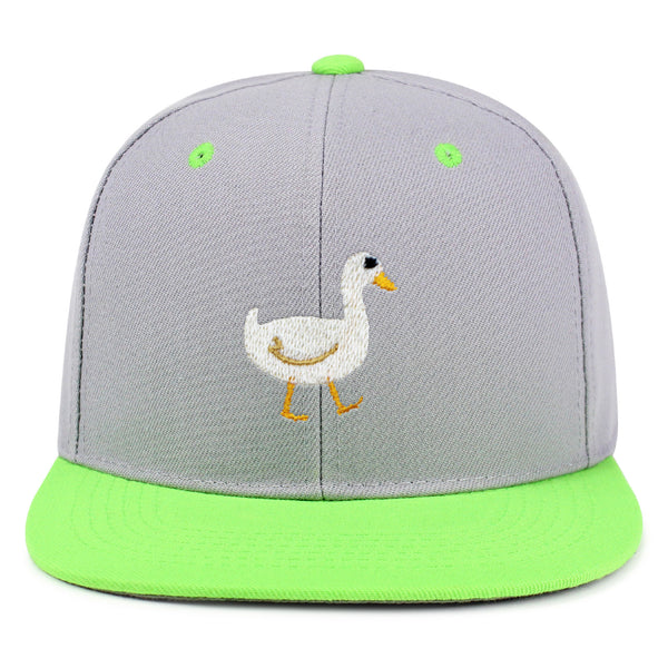 Duck Snapback Hat Embroidered Hip-Hop Baseball Cap Bird Lake