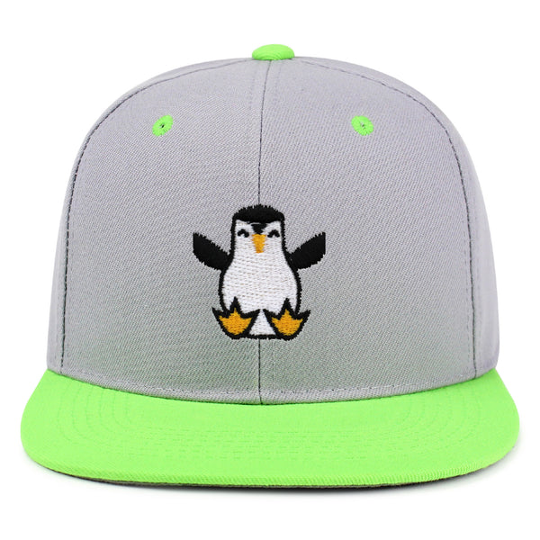 Penguin Snapback Hat Embroidered Hip-Hop Baseball Cap Snow Animal