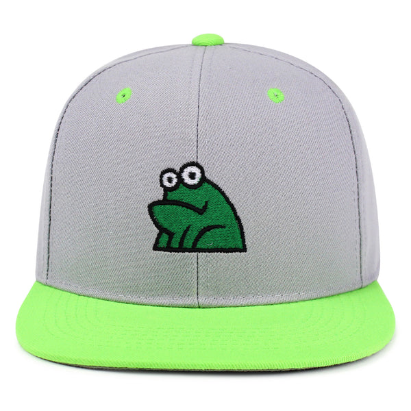 Frog Snapback Hat Embroidered Hip-Hop Baseball Cap Funny