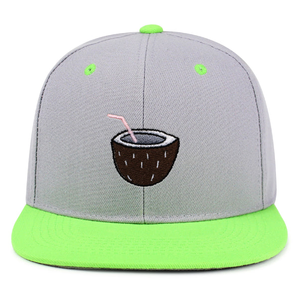 Coconut Snapback Hat Embroidered Hip-Hop Baseball Cap Juice Tree