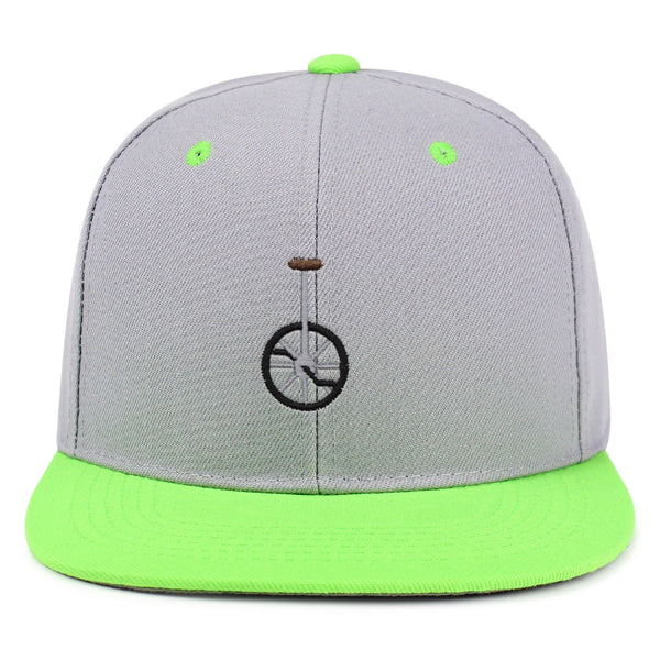 Unicycle Snapback Hat Embroidered Hip-Hop Baseball Cap Circus Bicycle