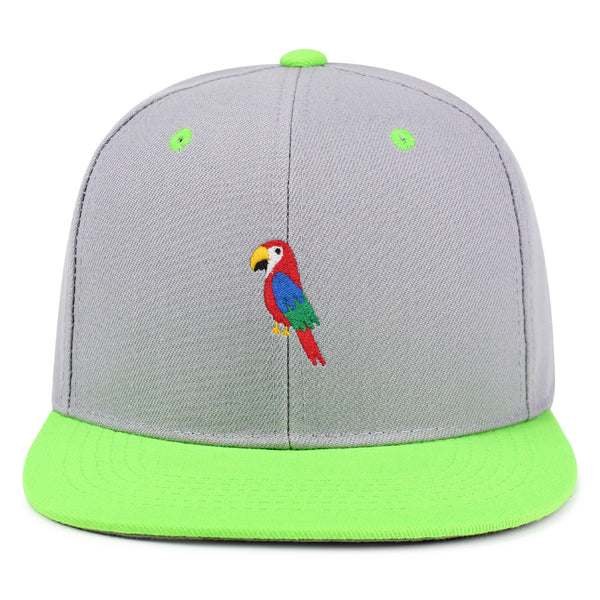 Parrot Snapback Hat Embroidered Hip-Hop Baseball Cap Bird Animal