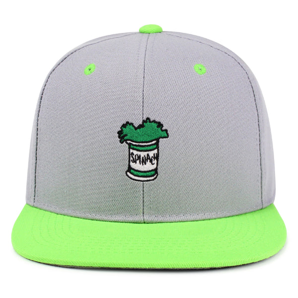 Spinach Leaf  Snapback Hat Embroidered Hip-Hop Baseball Cap Captain