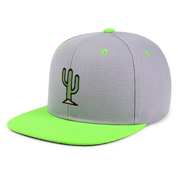 Cactus Snapback Hat Embroidered Hip-Hop Baseball Cap Desert Hot