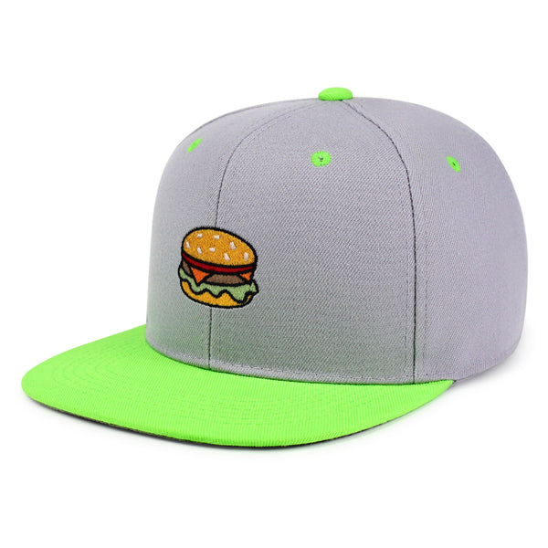 Hamburger Snapback Hat Embroidered Hip-Hop Baseball Cap Fast Food