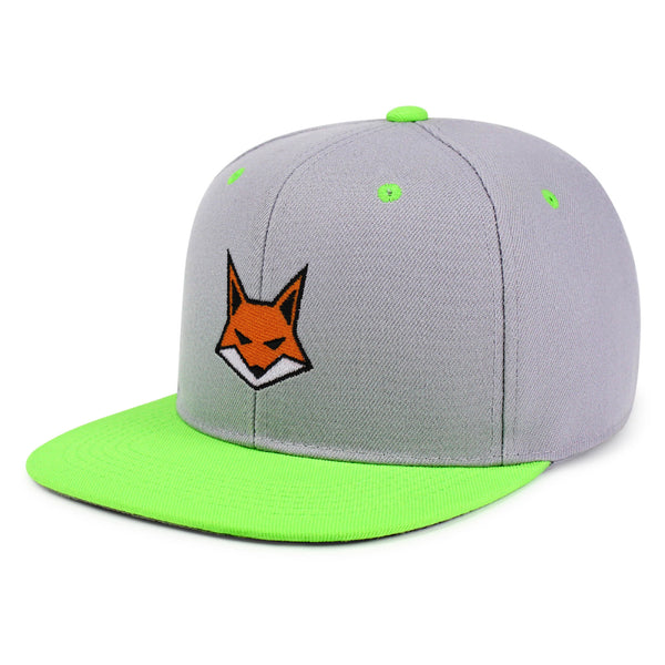 Fox Face Snapback Hat Embroidered Hip-Hop Baseball Cap Wild Animal