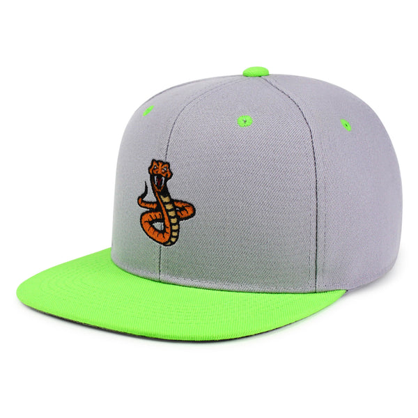 Rattlesnake Snapback Hat Embroidered Hip-Hop Baseball Cap Snake