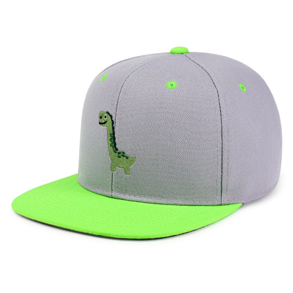 Apatosaurus Dinosaur Snapback Hat Embroidered Hip-Hop Baseball Cap  Kid Dino