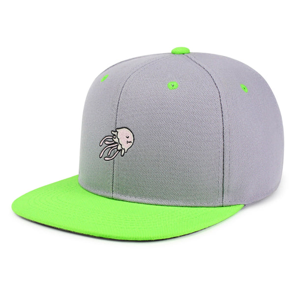 Jellyfish Snapback Hat Embroidered Hip-Hop Baseball Cap Fish Nature