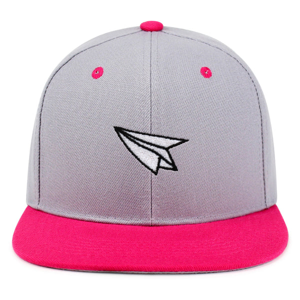 Paper Airplane Snapback Hat Embroidered Hip-Hop Baseball Cap Plane Sky