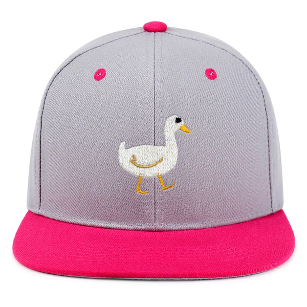 Duck Snapback Hat Embroidered Hip-Hop Baseball Cap Bird Lake
