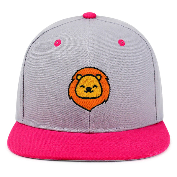 Lion Snapback Hat Embroidered Hip-Hop Baseball Cap Zoo King Animal