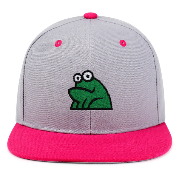 Frog Snapback Hat Embroidered Hip-Hop Baseball Cap Funny