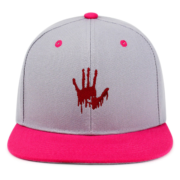 Bloody Hand Snapback Hat Embroidered Hip-Hop Baseball Cap Horror