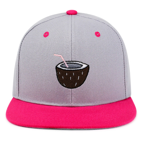 Coconut Snapback Hat Embroidered Hip-Hop Baseball Cap Juice Tree