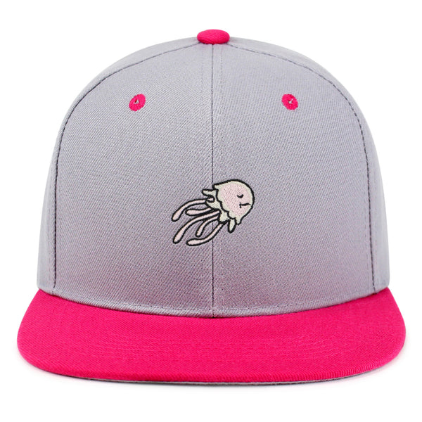 Jellyfish Snapback Hat Embroidered Hip-Hop Baseball Cap Fish Nature