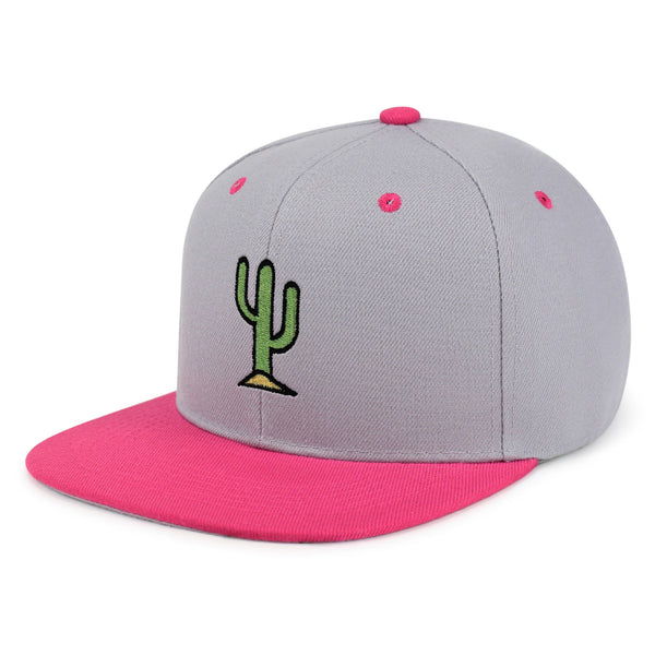 Cactus Snapback Hat Embroidered Hip-Hop Baseball Cap Desert Hot