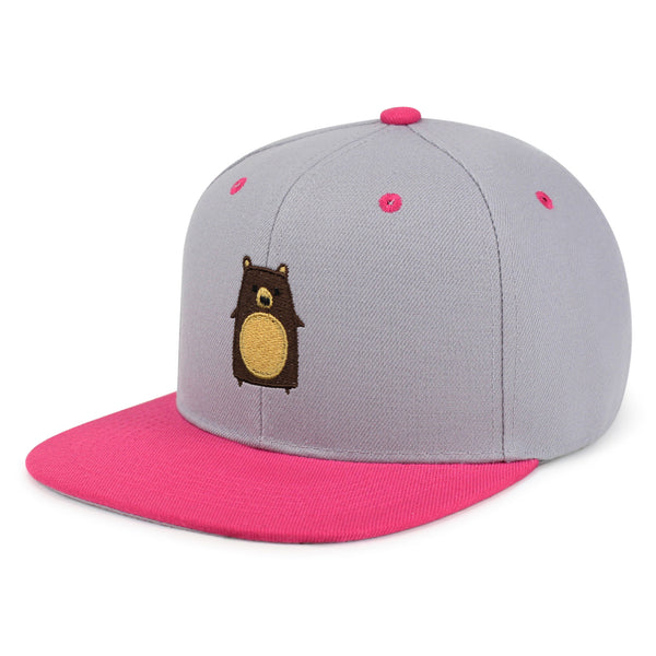 Bear Snapback Hat Embroidered Hip-Hop Baseball Cap Big Scary