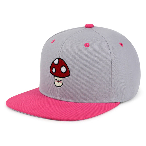 Mushroom Snapback Hat Embroidered Hip-Hop Baseball Cap Vegetable