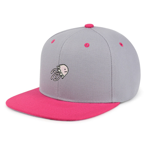 Jellyfish Snapback Hat Embroidered Hip-Hop Baseball Cap Fish Nature